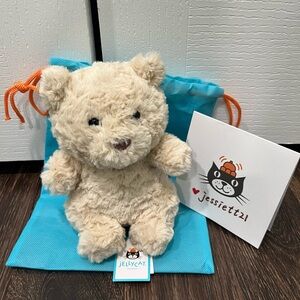 Jellycat Bartholomew Bear Junior w/dust bag 100% Authentic NWT US SHIP FAST